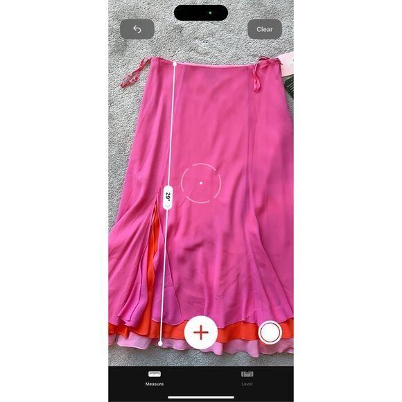 NWT Lauren Ralph Lauren silk midi skirt, Sz 4, $110 B5 - Picture 5 of 5